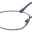 A pair of glasses is shown with the same color.