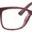 A pair of glasses is shown with the frame in focus.