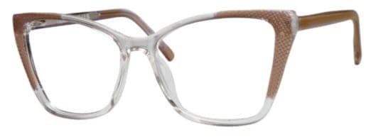 A pair of glasses is shown with no background.