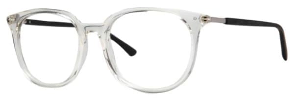 A pair of glasses is shown with the lens closed.