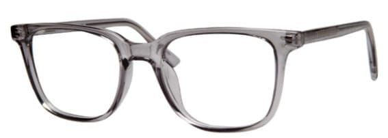 A pair of glasses is shown with no lens.