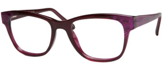 A pair of glasses is shown with the same color.