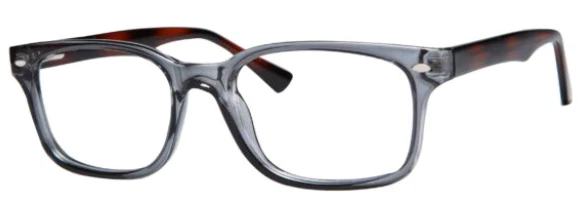 A pair of glasses is shown with the same color.