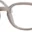 A pair of glasses is shown with no lens.