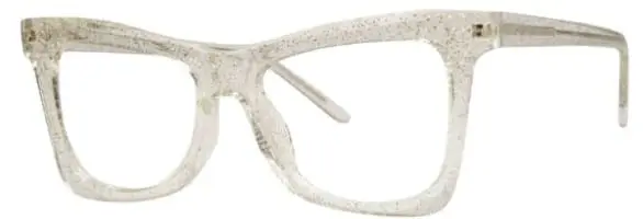 A pair of glasses is shown with the same frame.