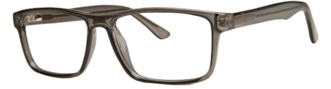 A pair of glasses is shown with no lens.