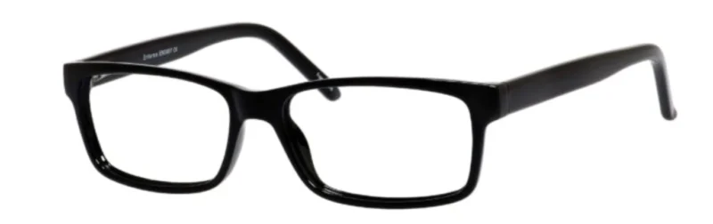 A pair of glasses is shown with the lens closed.