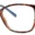 A pair of glasses is shown with the same color on each side.