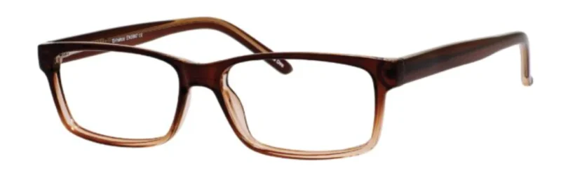 A pair of glasses is shown with the same color.