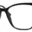 A pair of glasses is shown with no lens.