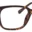 A pair of glasses is shown with the frame in focus.