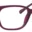 A pair of glasses is shown with the same color.