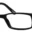 A pair of glasses is shown with no background.