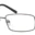 A pair of glasses is shown with no lens.