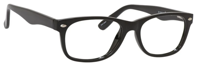 A pair of glasses is shown with the same frame.