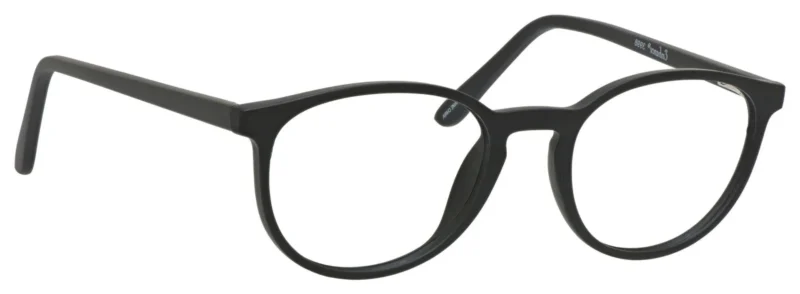 A pair of glasses is shown with no background.