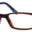 A pair of glasses is shown with the same color.