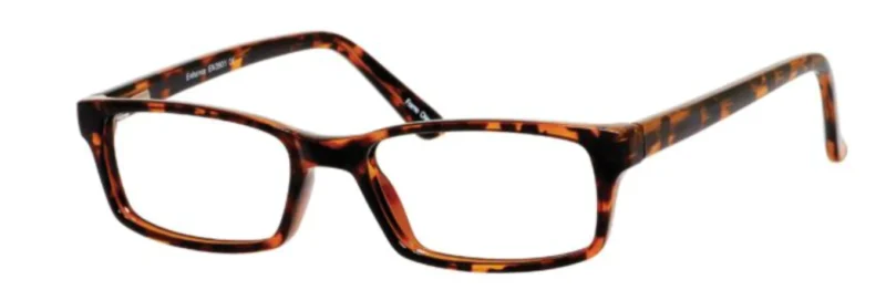 A pair of glasses is shown with the same frame.