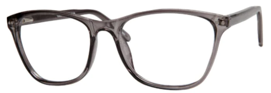 A pair of glasses is shown with no background.