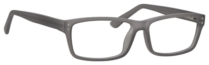 A pair of glasses is shown with no lens.