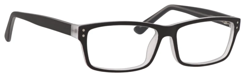 A pair of glasses is shown with the lens open.