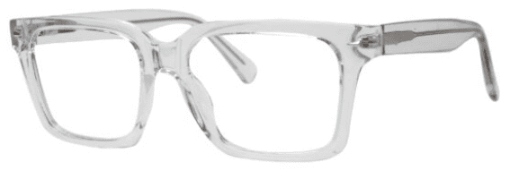 A close up of the side view of glasses