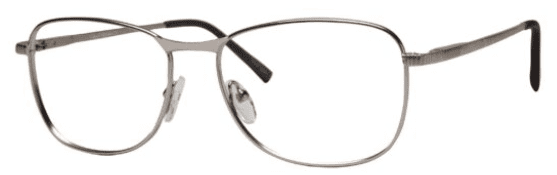 A pair of glasses is shown with the same color as the rim.