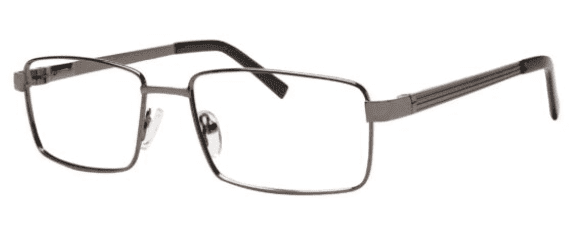 A pair of glasses is shown with no background.