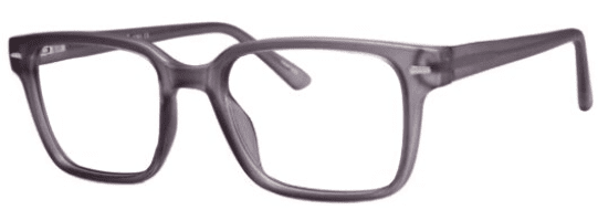 A pair of glasses is shown with the lens closed.