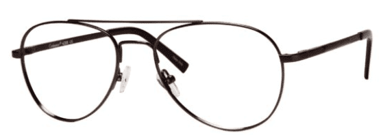 A pair of glasses is shown with no background.