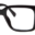 A pair of glasses is shown with no lens.