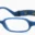 A pair of blue glasses with a strap around the rim.