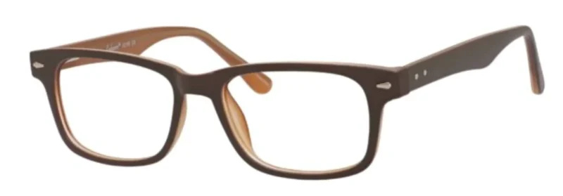 A pair of glasses is shown with the same color.