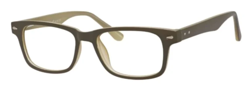 A pair of glasses is shown with no background.