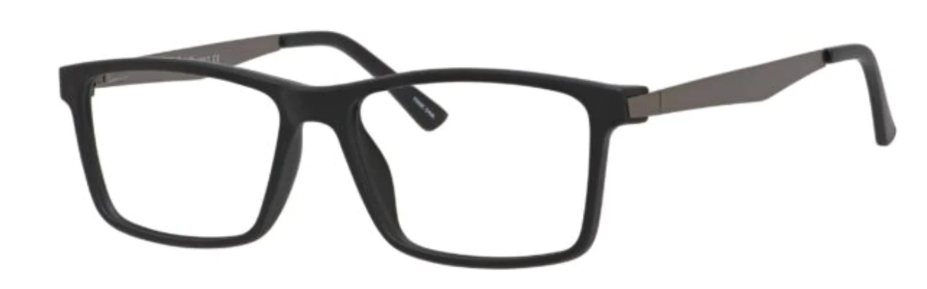 A pair of glasses is shown with no background.