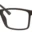 A pair of glasses is shown with no lens.