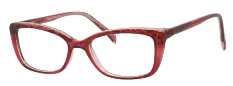 A pair of glasses is shown with the same pattern.