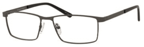 A pair of glasses is shown with no background.