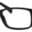 A pair of glasses is shown with no background.