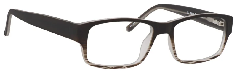 A pair of glasses is shown with the same frame.