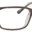 A pair of glasses is shown with the same color as the frame.