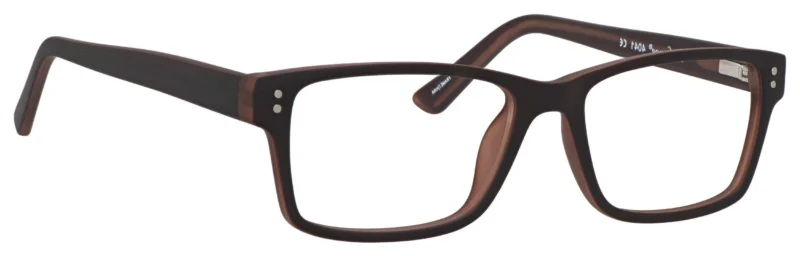 A pair of glasses is shown with the frame open.