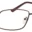 A pair of glasses is shown with no lens.