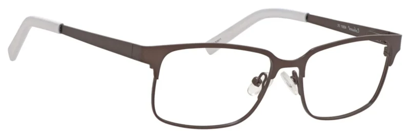 A pair of glasses is shown with no background.