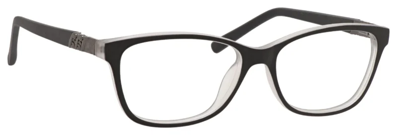 A pair of glasses is shown with the same color.