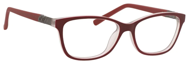 A pair of glasses is shown with the same color.