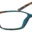 A pair of glasses is shown with the frame open.