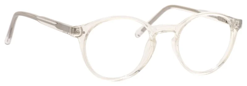 A pair of glasses is shown with the same frame.