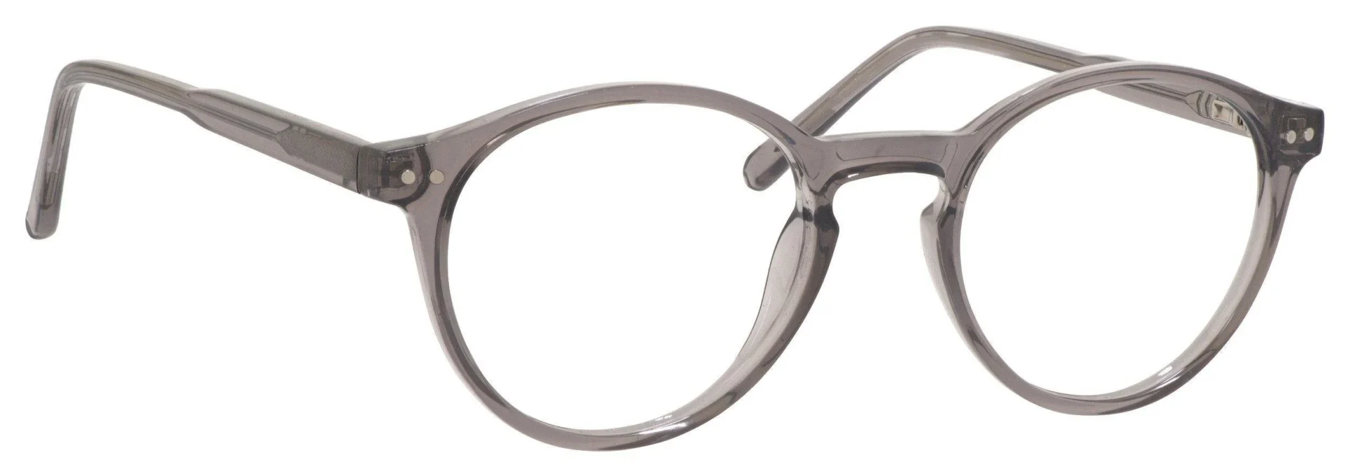 A pair of glasses is shown with the lens closed.