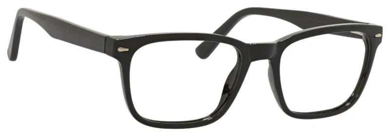 A pair of glasses is shown with no background.